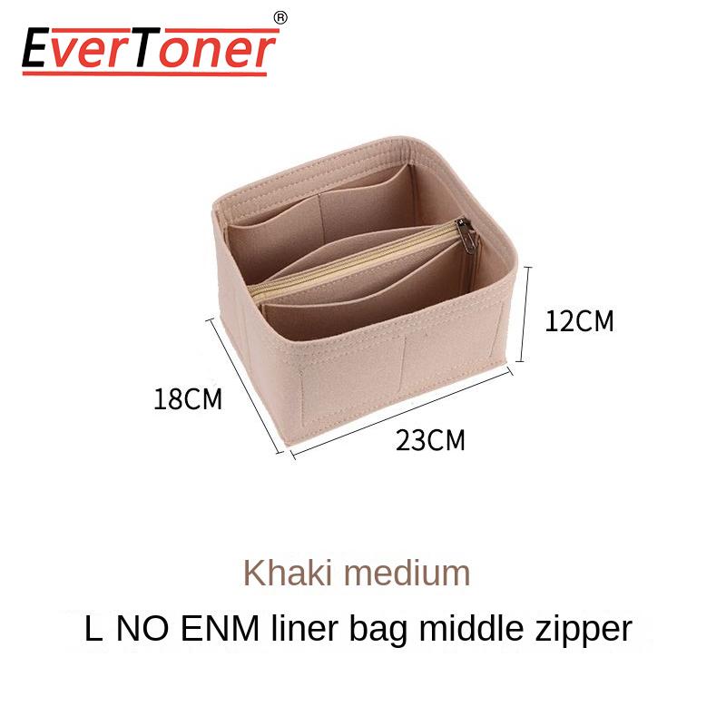 EverToner Bag Organizer Insert For l-v Noe Organiser Felt material Divider Shaper Protector Compartment Inner Bag Accessories