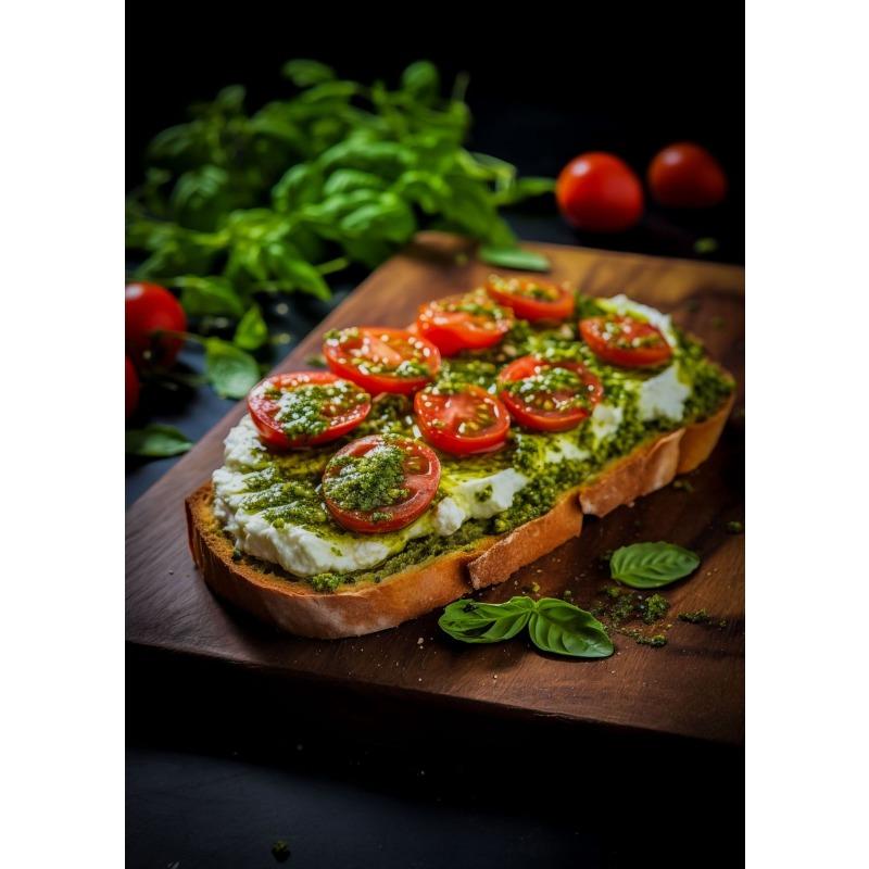 Food Kitchen Poster Printing Meat Burger Pizza Canvas Painting Restaurant Decoration Wall Art Picture Home Decor Frameless Gifts