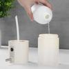 Dispensador automático de jabón de espuma para manos con inducción, portátil, con carga magnética, para mesa.