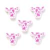10pcs Cartoon Silicone Animal Design Food Grade Focal Teether Beads Baby Chew Toy Teething Necklace DIY Nursing Jewelry Making