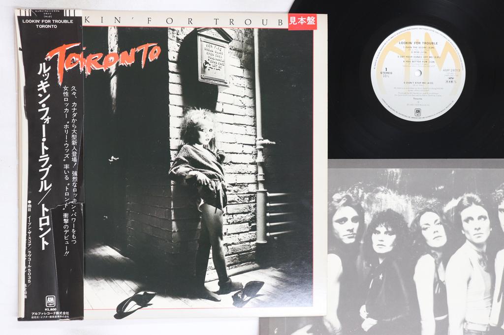 LP Record TORONTO - Lookin' For Trouble AMP28013 A&M 1980 Japan Obi Rock Used