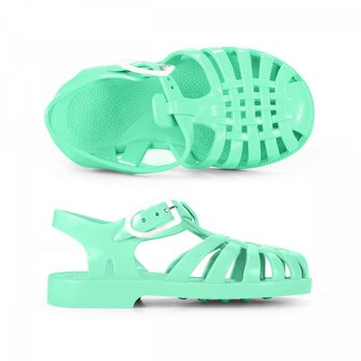 Meduse Sun 201 Vert Tendre Bertandre Mint Kids Kids Jelly Shoes Sandals