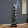 YXY Nine Layer God of Literature Tower Incense Burner Metal 31cm Apply Stick Incense Holder for Zen Home Decor High-end Gifts X1