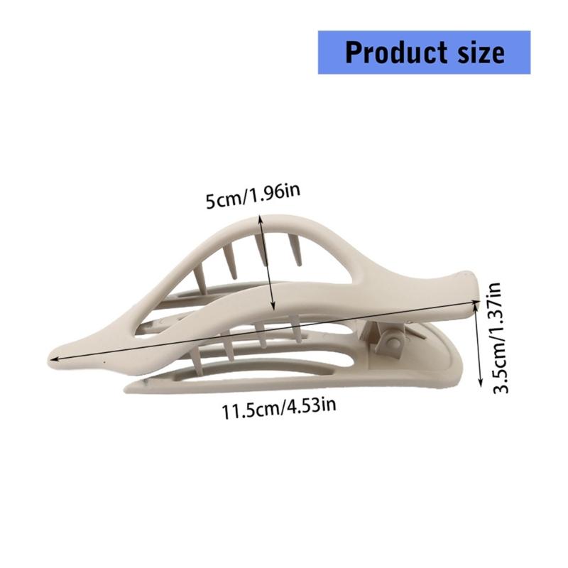 Stylish Plastic Resin Hair Claw For Different Hairstyles Lightweight Hair Accessory For Daily Use And Special Event