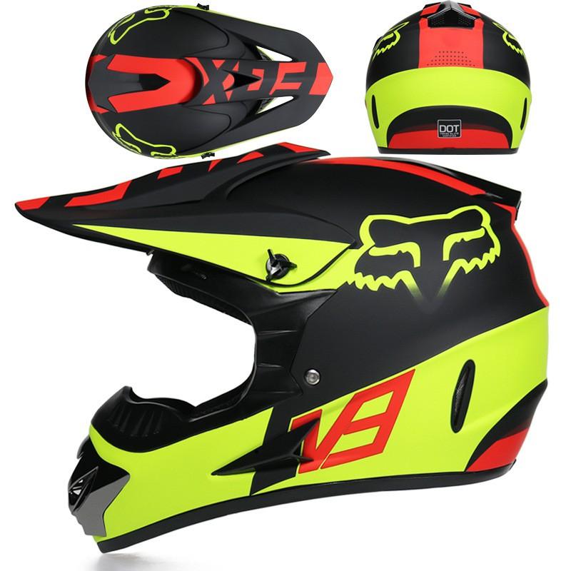 Full Face ABS Off-Road Motorcycle Helmet Men Women Lightweight Safety Gear In Multiple Colors Sizes
