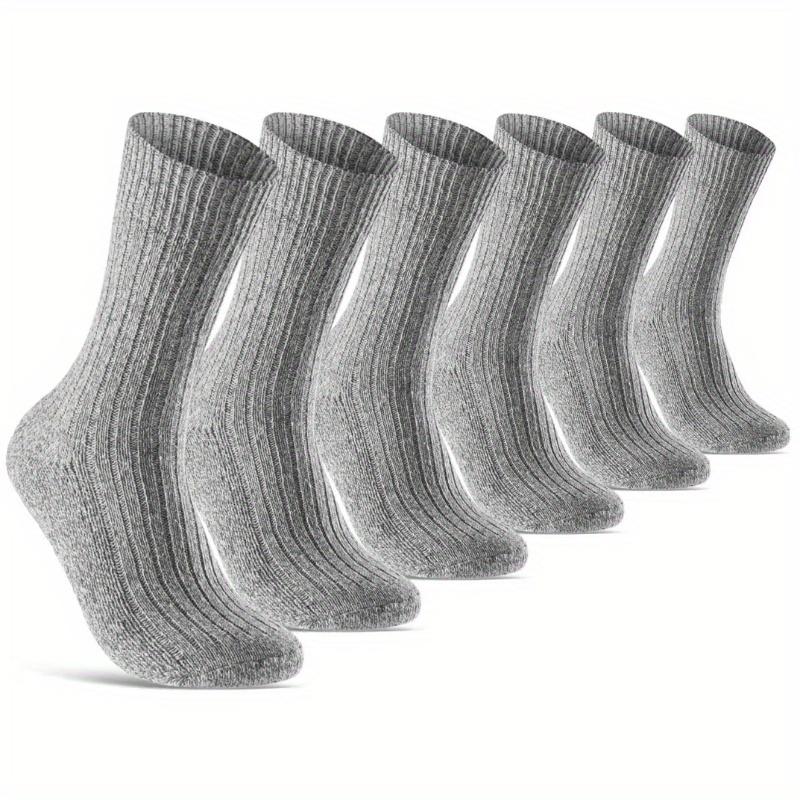 Meias Quentes de Meia-Panturrilha - Meias Confortáveis de Tricô de Agulha Dupla para Homens e Mulheres, Novo Outono/Primavera