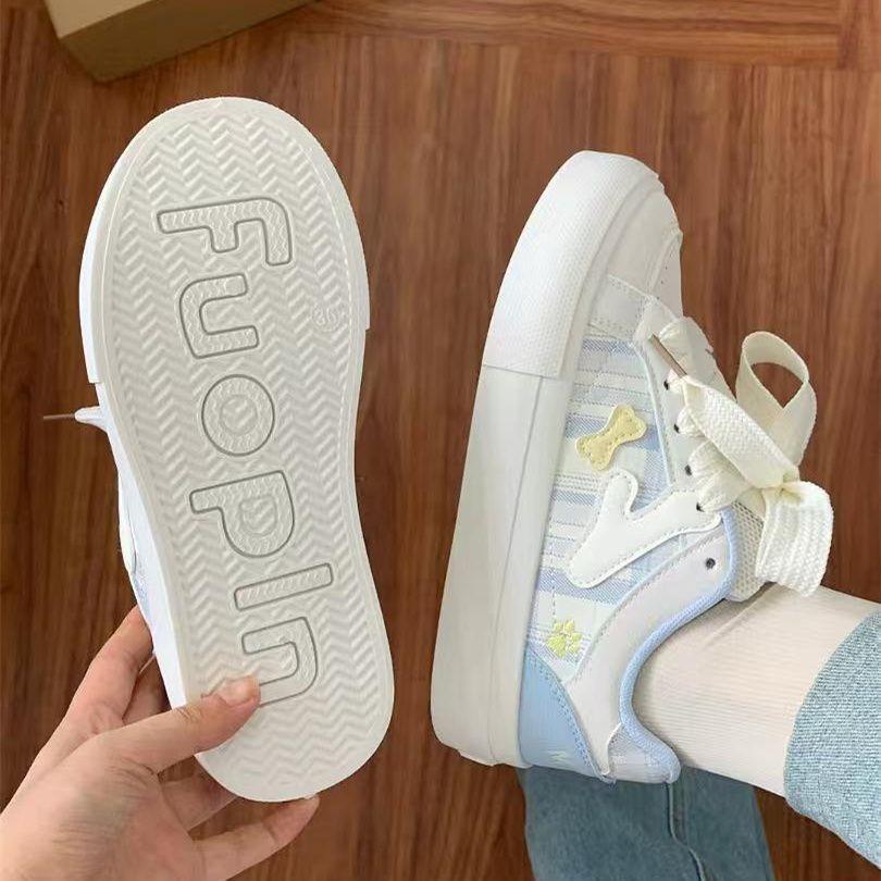 Cute Casual Board Shoes New Dopamine Platform Bread Shoes Sports