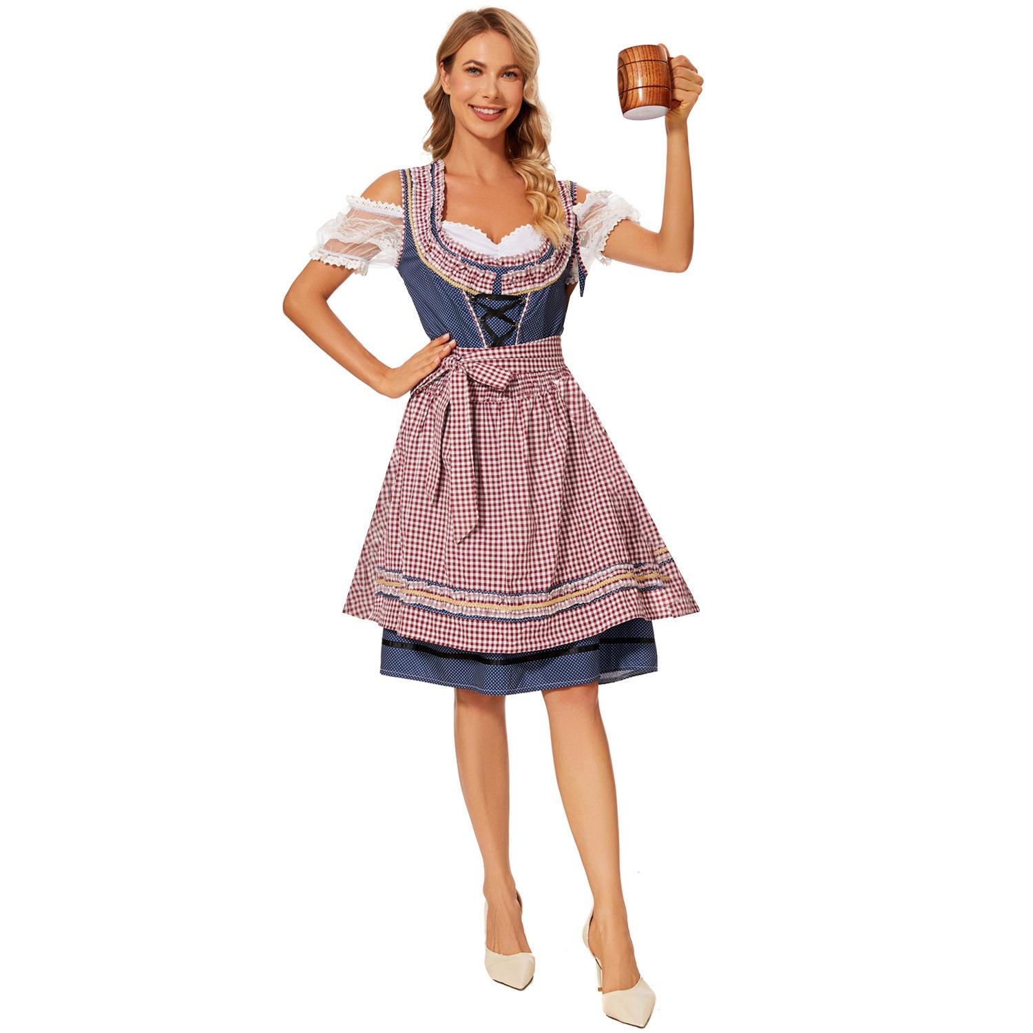 

Oktoberfest costume, party beer girl stage performance beer costume, Munich, Germany Ding Dong dress M