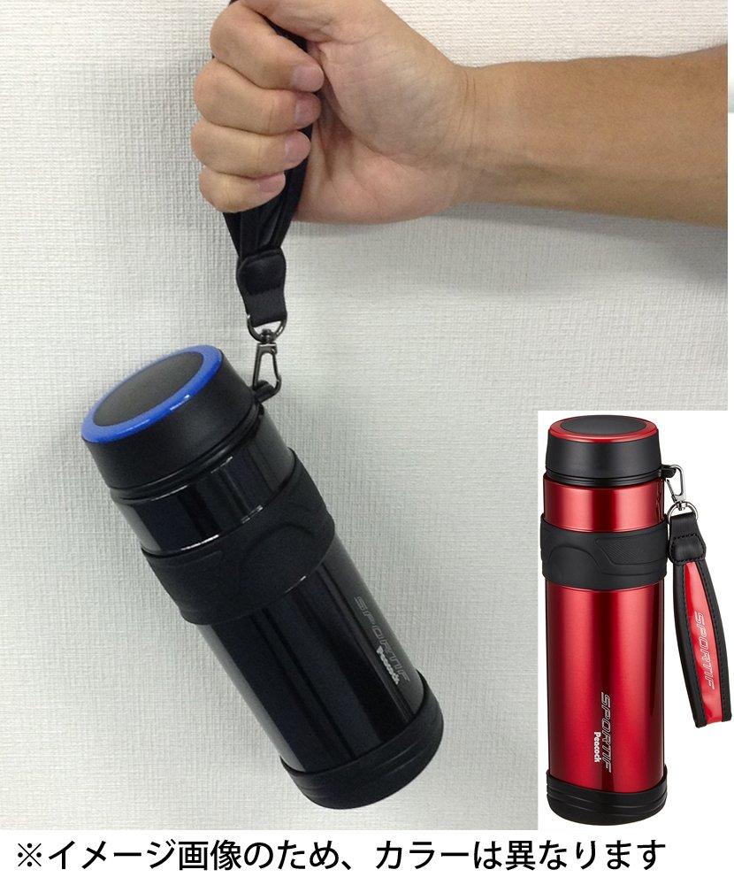 Peacock Stainless Steel Water Sports Clear for RC Bottle, Mug, Red, 1.0L, AMX-RS100