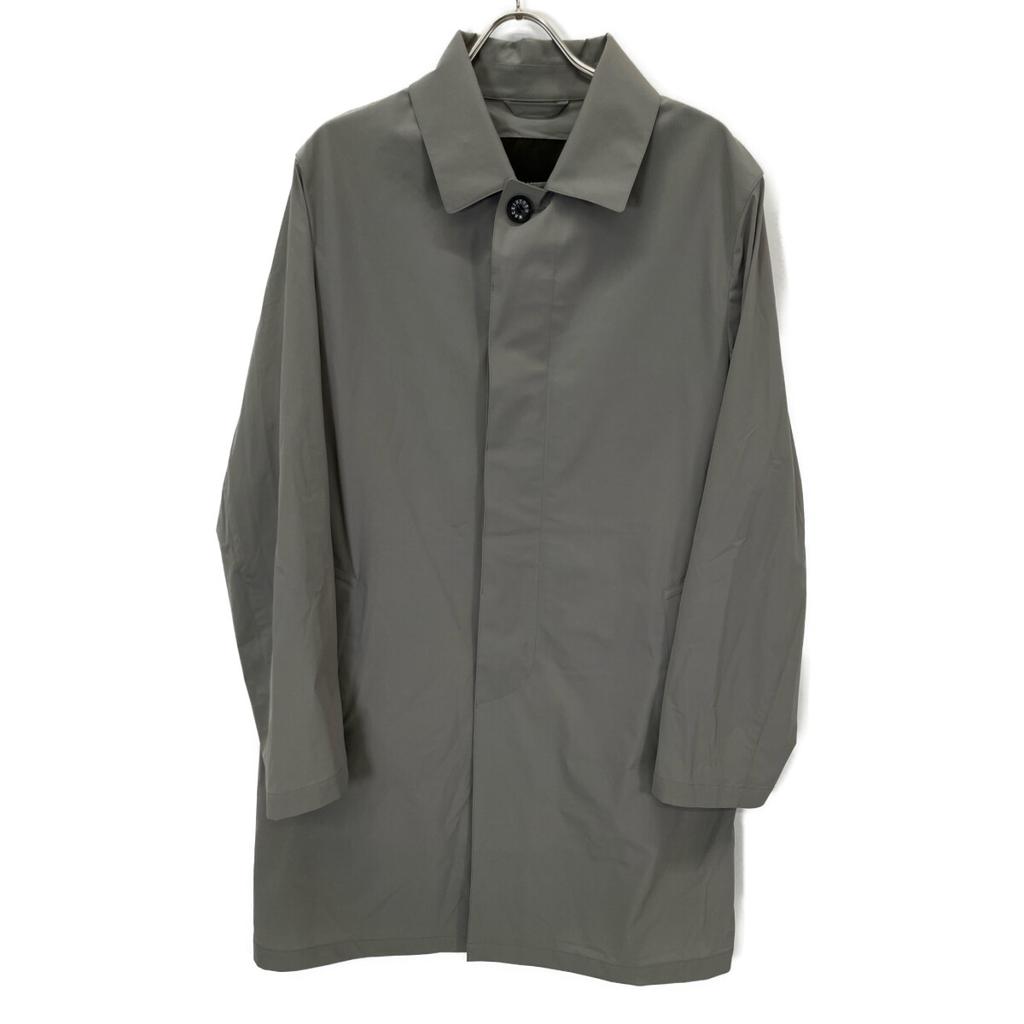 MACKINTOSH 2018 Пальто-соутиен из серого эластичного нейлона Dunford Short 42 хакиБ/у