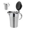 Gravy Boat 750ml Stainless Steel Serving Pitcher Sauce Container For Family Dinner Farmhouse Table Steak Turkey Buffet Home