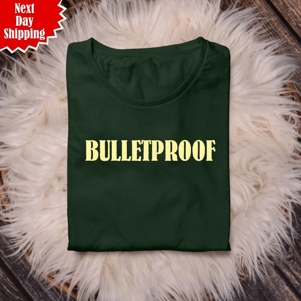 

Bulletproof T Shirt Gym Clothing Printed Bodybuilding Workout Exercise MMA T Top S