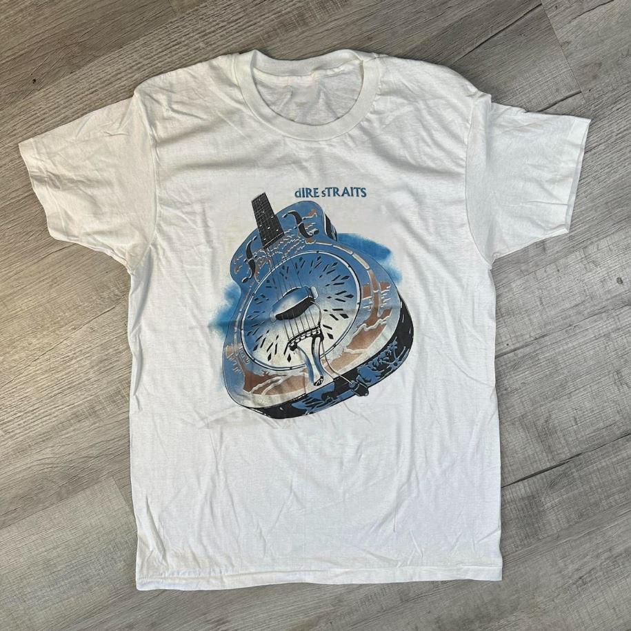 

Винтажная футболка Dire Straits ‘Brothers In Arms’ Полный размер DI1169 Унисекс M