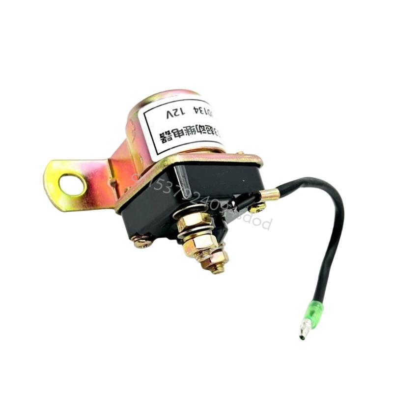Strong Metal Starter Relays Solenoid 12V/24V large power Starter Solenoid Relays Suitable for Engine Motorcycle D7WD