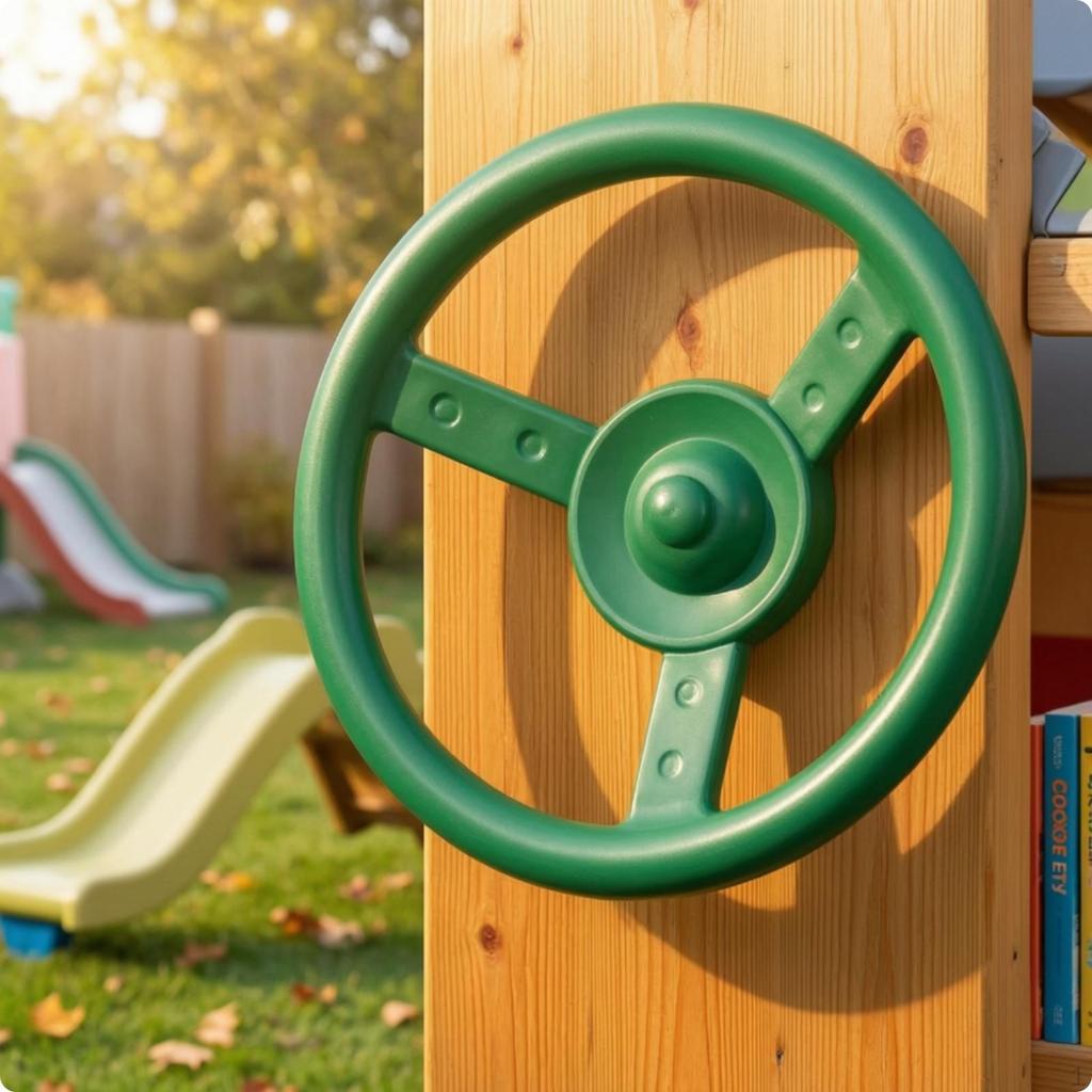 Volant de Jouet avec Vis de Fixation | Construction, Design à Rayons EasyGrip, Balançoire