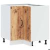 VidaXL Kalmar Corner Kitchen Cabinet Old Wood Engineered Wood 853515