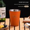 1PCS Camping Tableware Stainless Steel Outdoor Cup Portable Mug for Hiking Picnic Travel Lightweight Unbreakable Drinking Cup