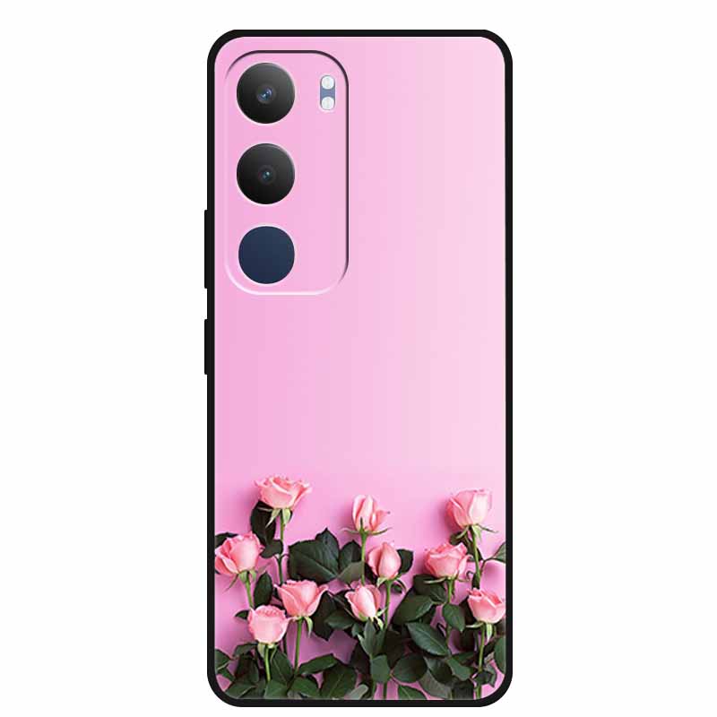 For Vivo Y29 5G Case V2420 Cartoon Wolf Tiger Soft Silicone Cover TPU Phone Case for Vivo Y29 5G Bumper Capa Shockproof Fundas