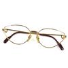 Great Glasses Metal Logo, No Lens Gold Series Men Used