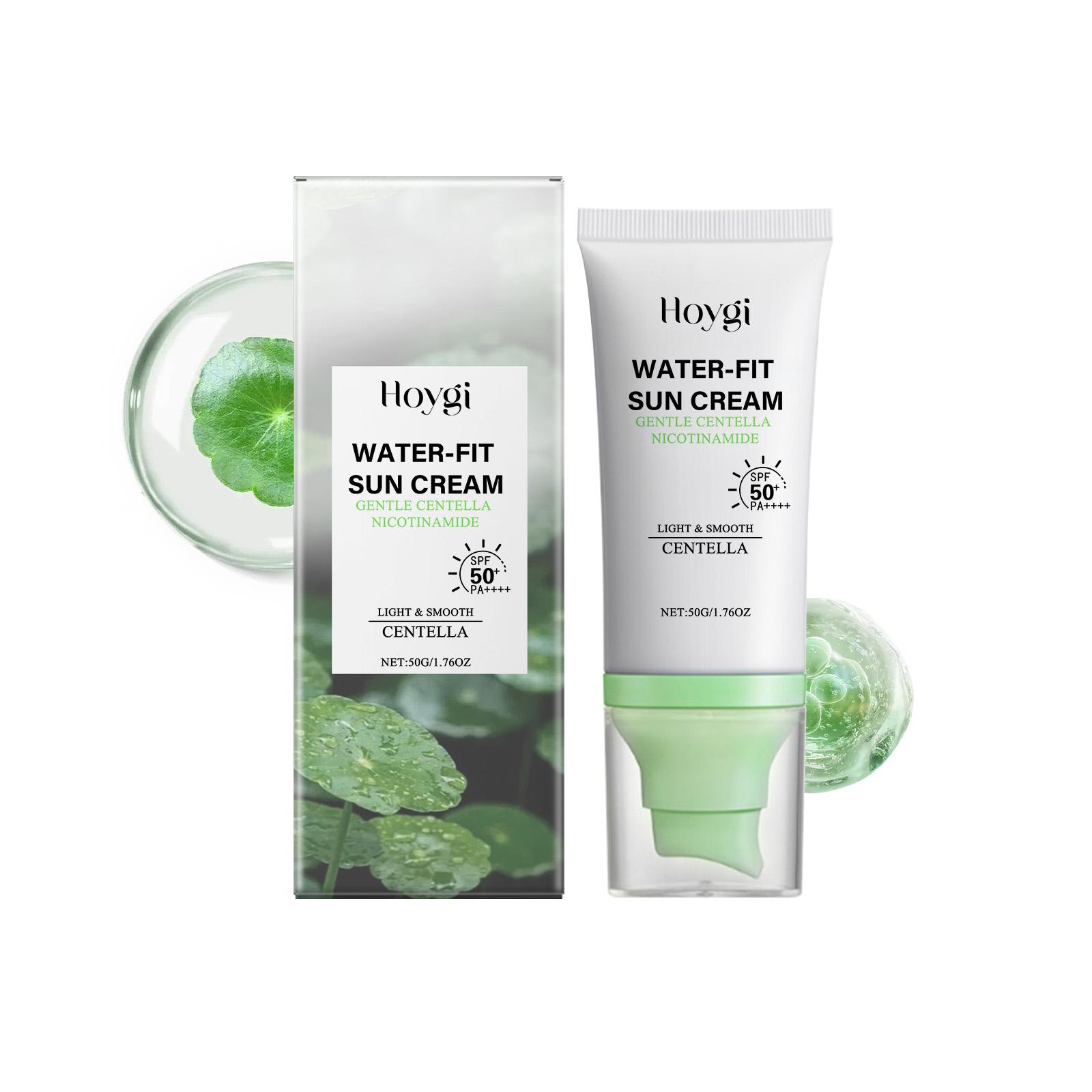 Hoygi Centella Asiatica Hydrating Protective Cream Gentle skin care, moisturizing, brightening, refreshing and non-sticky protective lotion