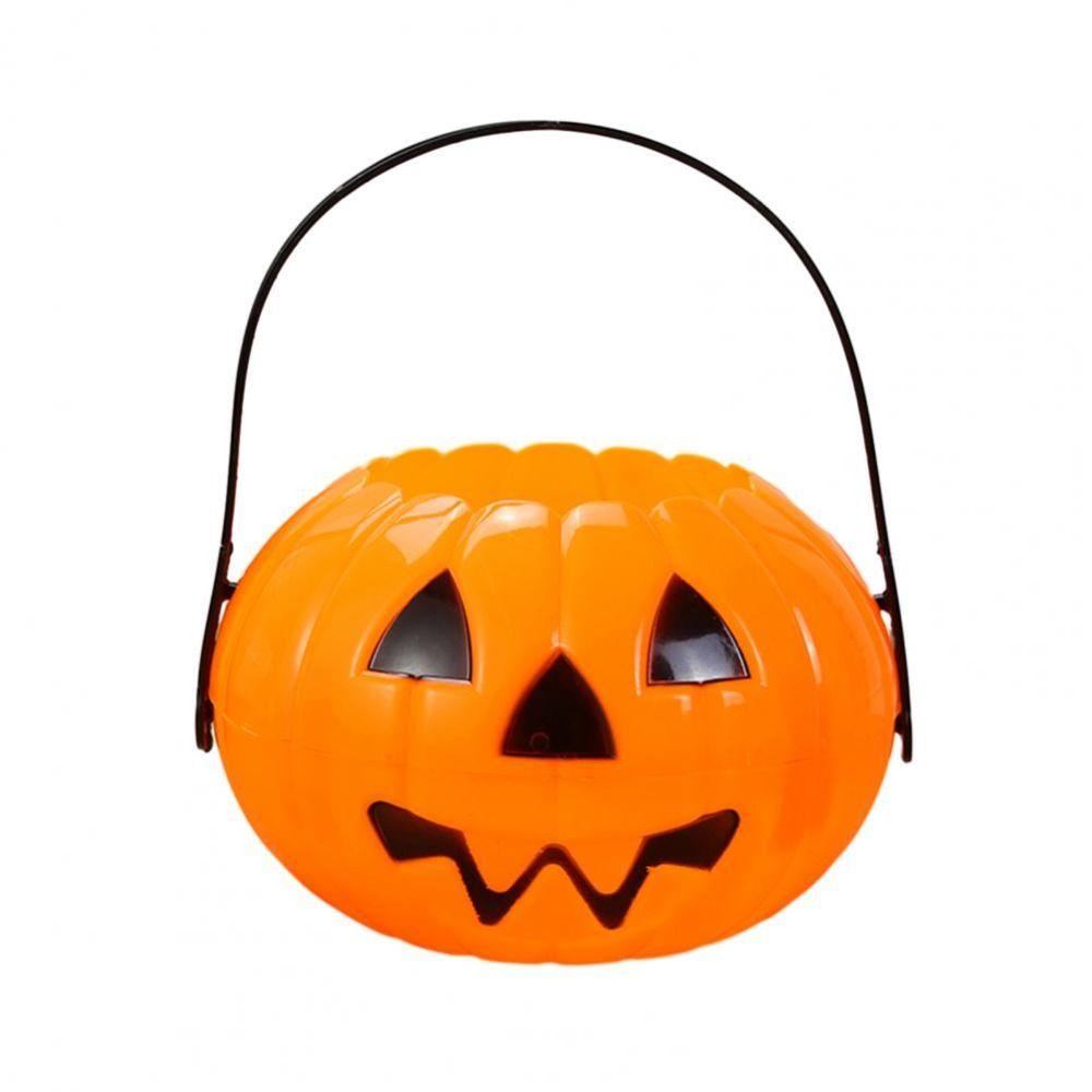 Mini Pumpkin Bucket Mini Pumpkin Handheld Bucket Halloween Pumpkin Candy Buckets  Halloween Party