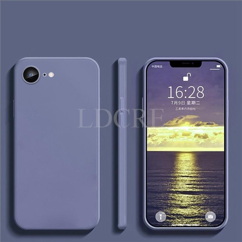 For iPhone 16e Case Liquid Silicone Protector Case For iPhone 16 E Cover TPU Rubber Phone Protector Cover For iPhone 16 E Case