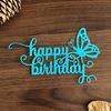 Happy Birthday Cutting Dies Scrapbooking Stencils Carbon Steel Die Cut Templates for Card Making Photo Album Decoration