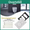 Geberit Sigma 20 Alpha 15 Delta 21 Elegantes Spülplatten-Duo Glattes ABS-Material für einfache Bedienung
