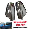Pour Peugeot 307 CC SW 407 2004-2012 ABS Chrome Coque de Rétroviseur Latéral Arrière de Voiture Capuchon d'Aile Coque de Boîtier de Porte Extérieure Garniture