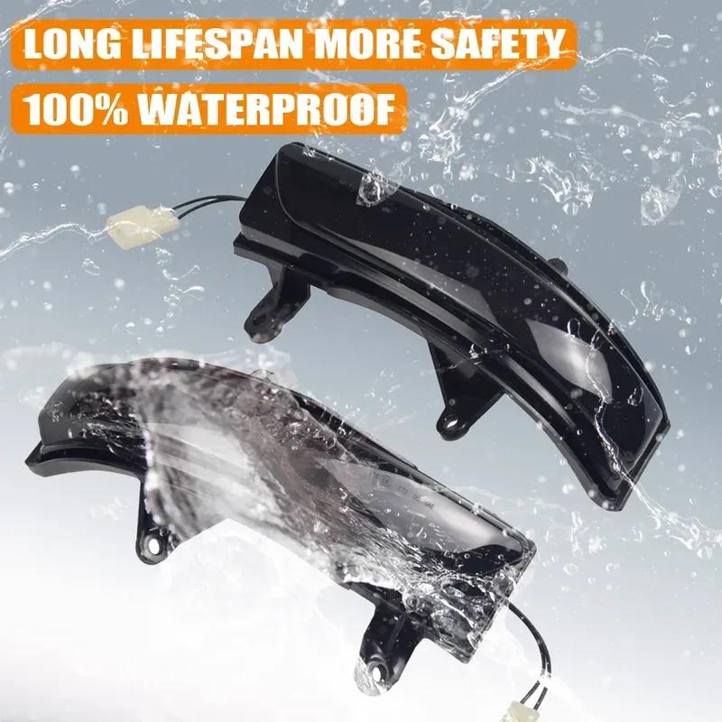 Side Rearview Mirror LED Turn Signal Light Repeater Lamp For Toyota Land Cruiser LC200 FJ200 Prado FJ150 2010-