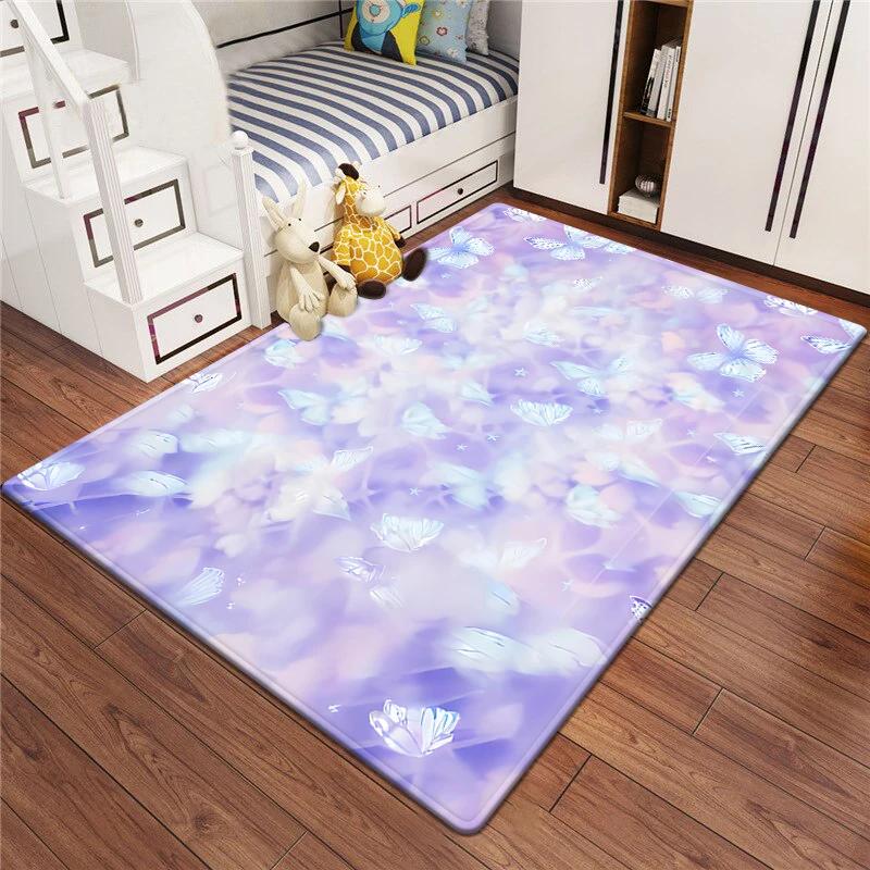 Dreamy Blending Large Room Carpet Non Slip Soft Cartoon Kids Bedroom Living Room Floor Mat Home Decor Children's Play Carpet