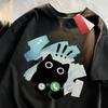 Voice Call Black Cat Style T Shirt Unisex Women Fashion Tshirts Summer Tops Loose Street Hip Hop Oversized T Shirt
