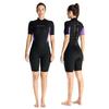3mm Full Bodysuit Wetsuit Men Women Short Sleeve Thermal Dive Surf Snorkel Swimsuit Chloroprene Neoprene