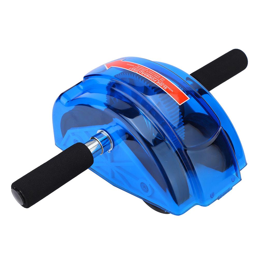 Abdomen Four Roller Wheel Abdominal Muscle Exerciser Gym Home Fitness Equipment with Gear