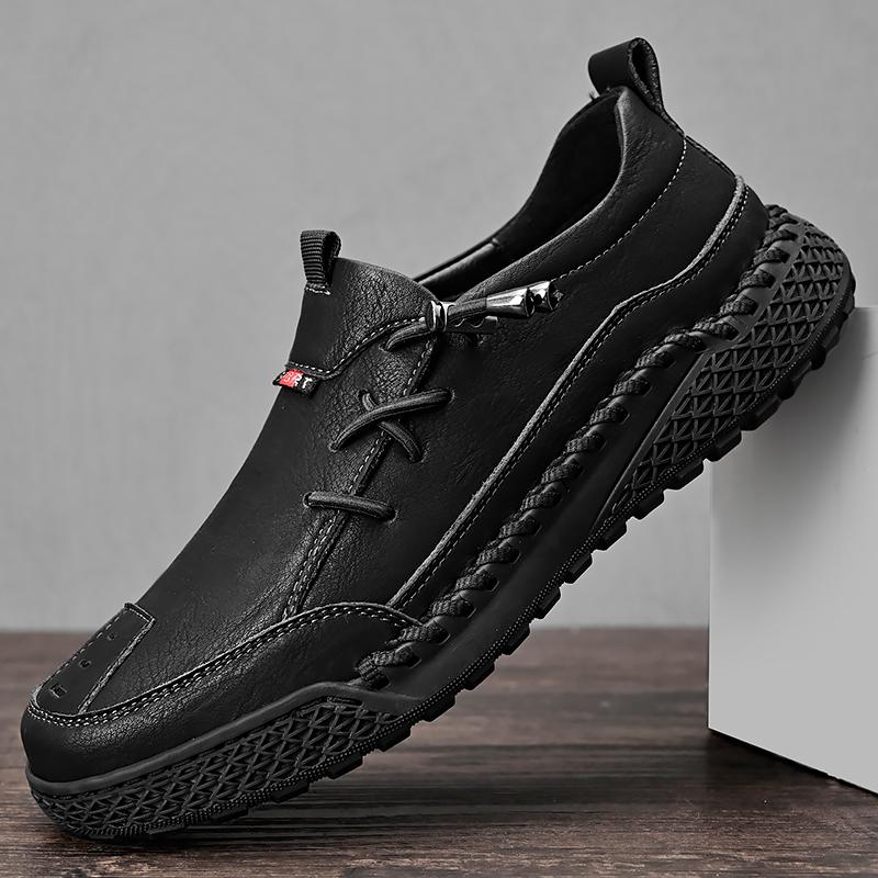 Designer Brand Men's Leather Casual Shoes High-quality Handmade Soles Men's Oxford Shoes Outdoor Versatile Hiking Shoes