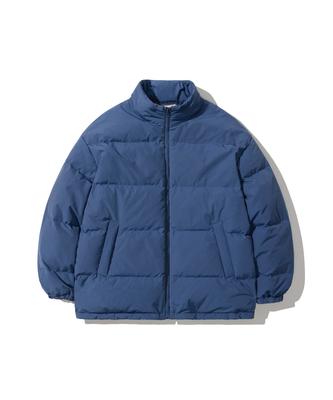 Oioi Collection Detachable Hood Down Puffer Jacket [Deep Blue]