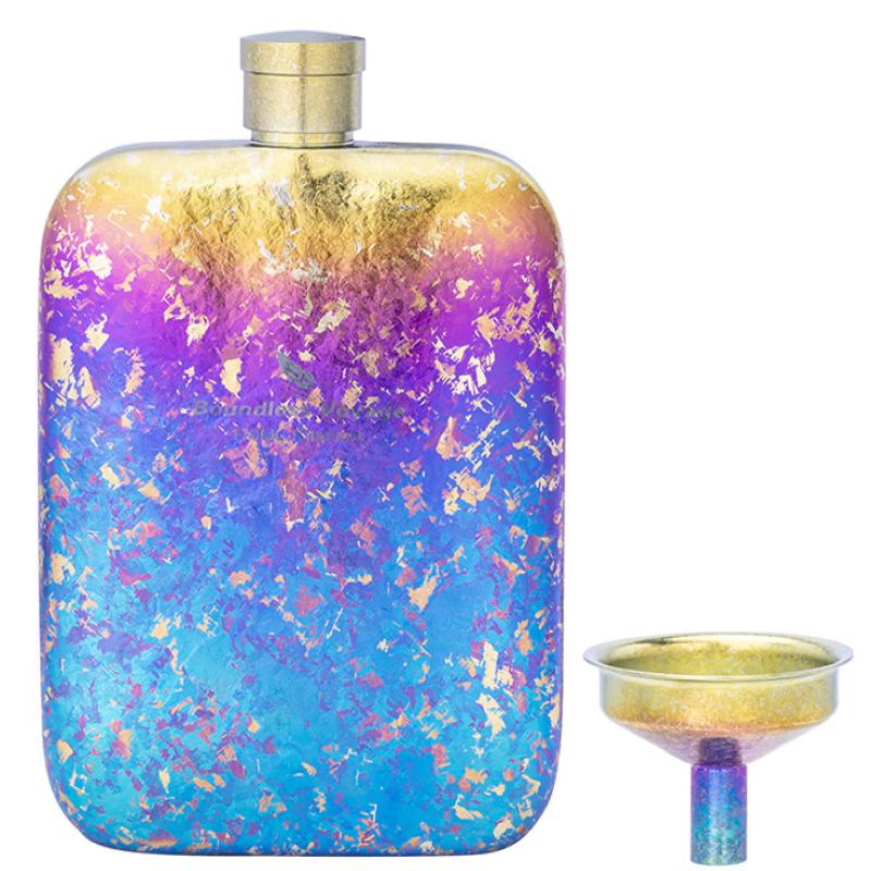 

Dazzling Ultralight Plastic Pocket Flask with Funnel