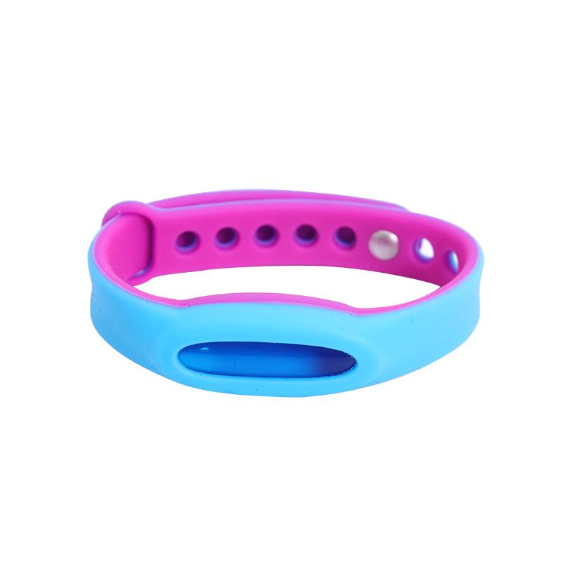 Adjustable Citronella Silicone Bracelet: Essential Oil Mosquito Repellent for Adults, Infants, and Children