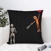 Skeleton Tung Tung Sahur Balloon Dark Humor Creepy Halloween Pillow Cover Morden Pillow Case For Home Decor Comfy Pillowcases
