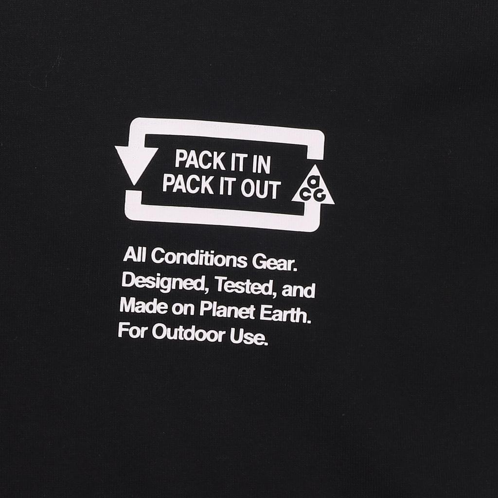 Nike Sport Round Neck Printed Short Sleeve T-Shirt Men Tops Black FV3491-010