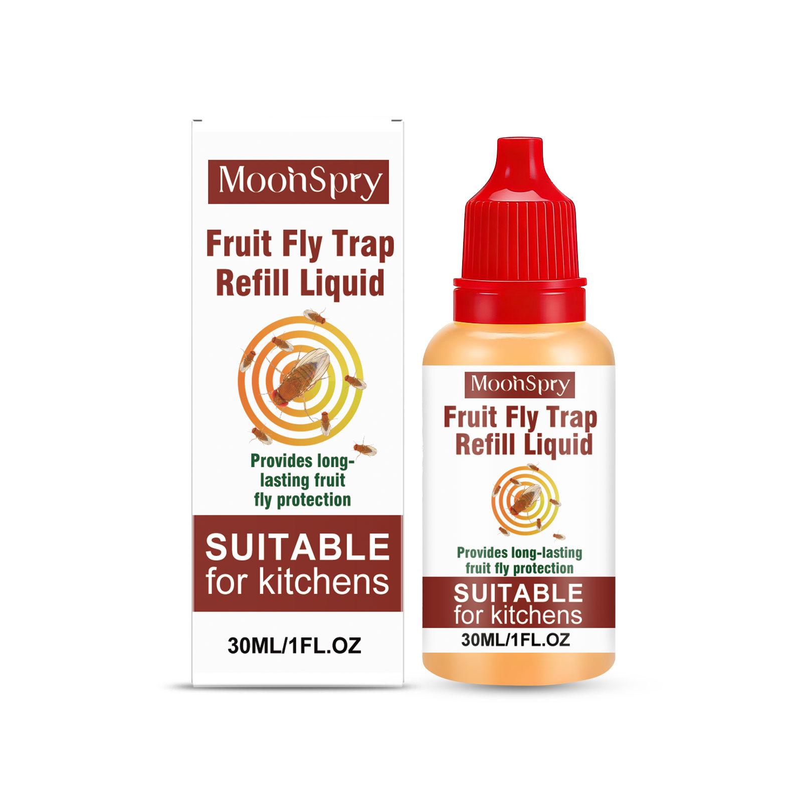 

MOONSPRY Fruit Fly Attractant: Fructose Lure for Home Use, Continuous Trapping to Reduce Pests