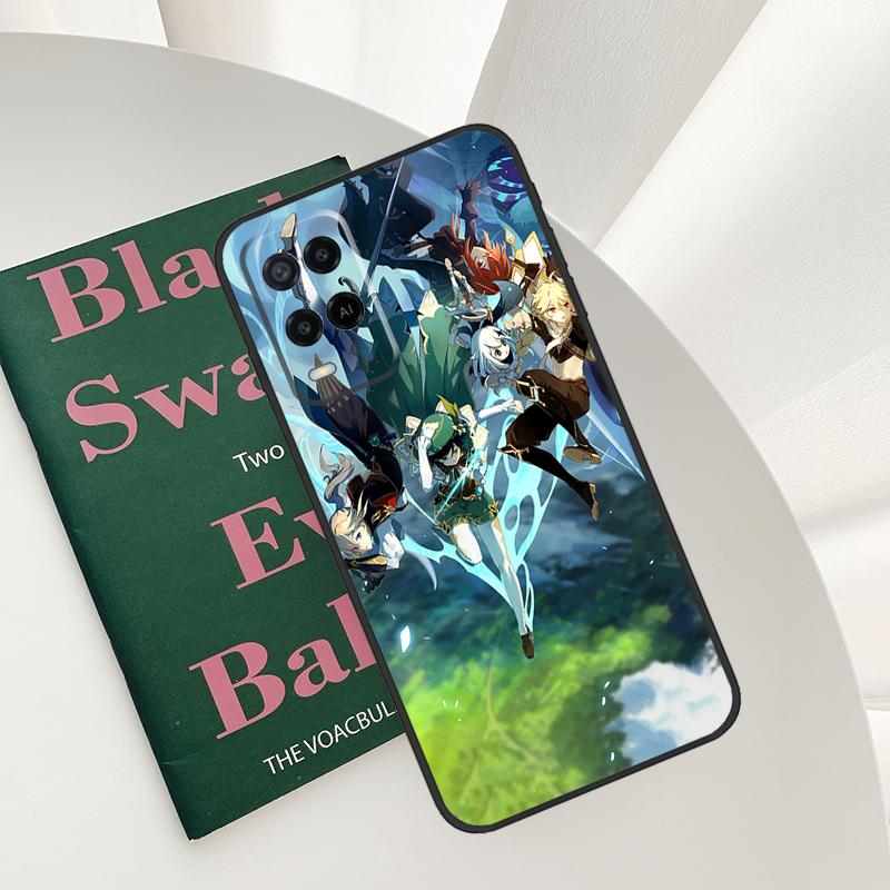 

Impact Game Case For Oppo A52 A72 A76 A96 A54 A74 A94 A54S A57S A58 A78 A98 A57 A77 A15 A16 A17 Cover OPPO A72