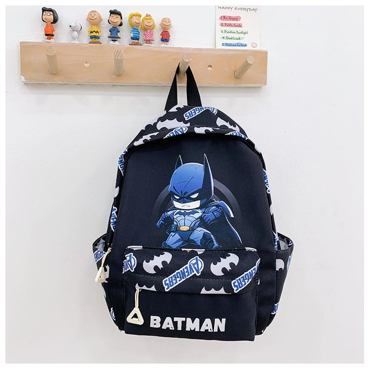 America Pattern Captain Kids School Backpack For Early Education