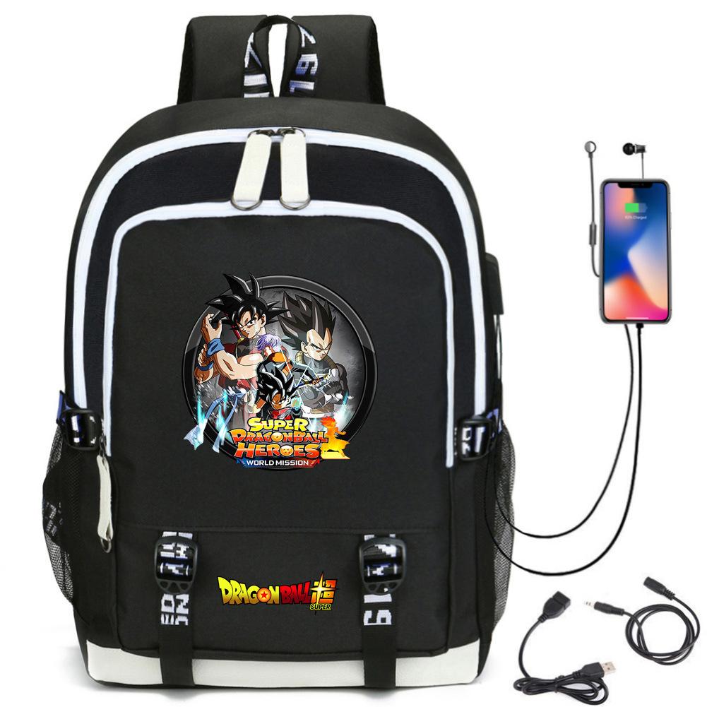 Anime Dragon Ball Surrounding Sun Wukong Printing Student Youth Large Capacity Casual School Bag Male Backpack Female