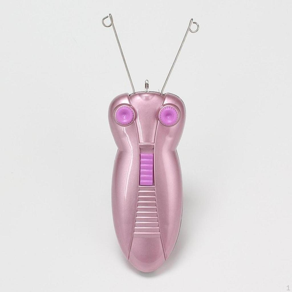 Electric Facial Hair Epilator Built in Lighting US 110V Plug Versatile Professional Pink with 1.8M