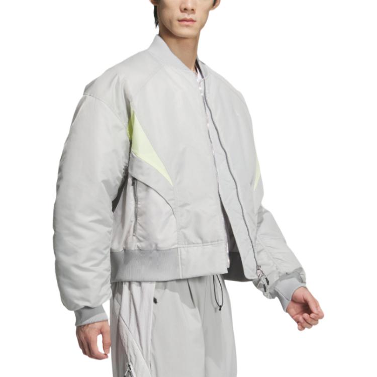 Adidas Puffer Jacket Men's Concrete Gray JI6847