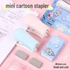 Mini Cartoon Stapler Set - Cute Student Multifunctional Stapler for Binding Exam Papers