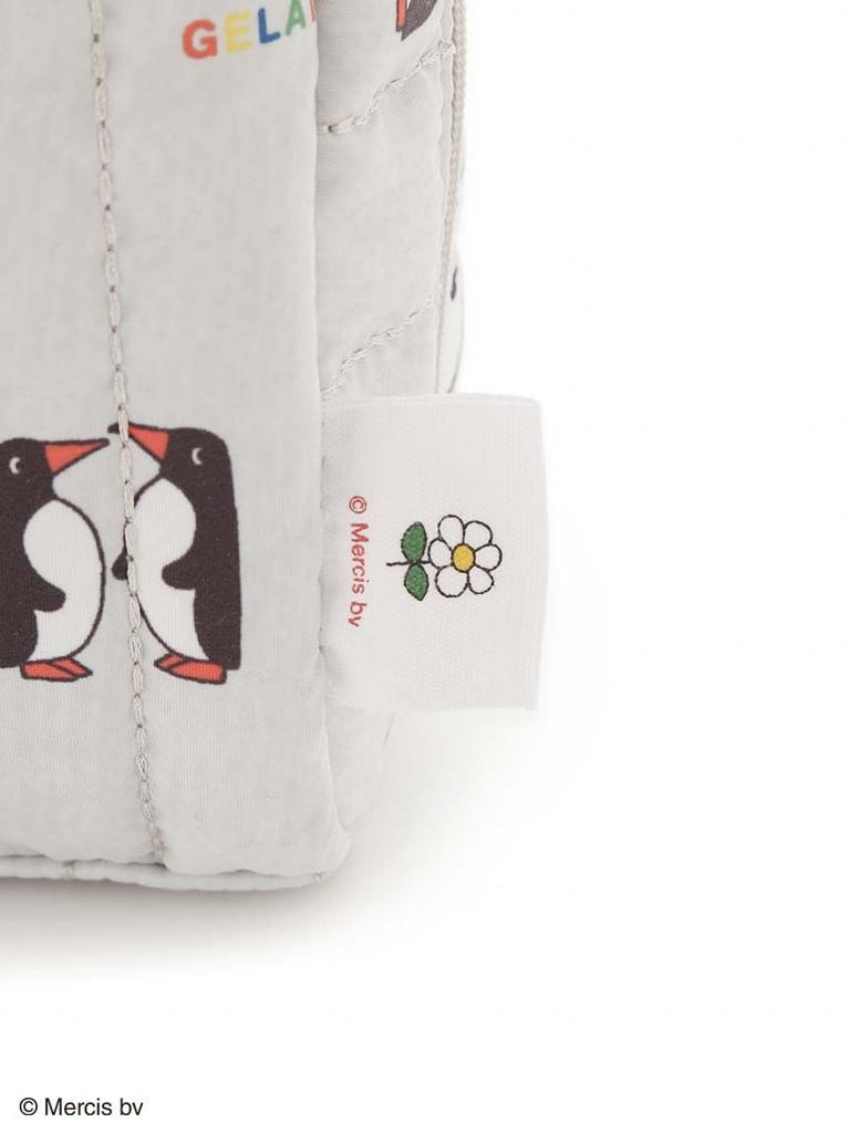 Quilted Print Pouch PWGB254540GRYF [DickBruna] All-Over