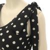 GRAXIA Cabaret Mini Hostess Polka Dot Size L Dress, Dress, Flared, A-Line, Sleeveless, Dress, Print, Ribbon, Women's, White,
