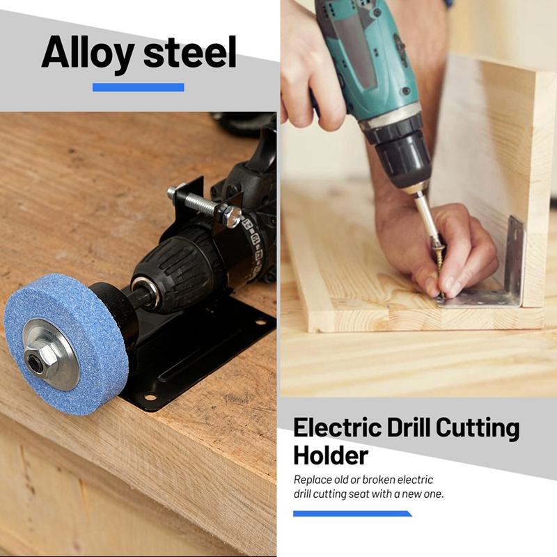 A96I-Drill Conversion Grinder Ceramic Grinding Wheel Polishing Stand Metal Polishing Sharpening Conversion Tool Kit